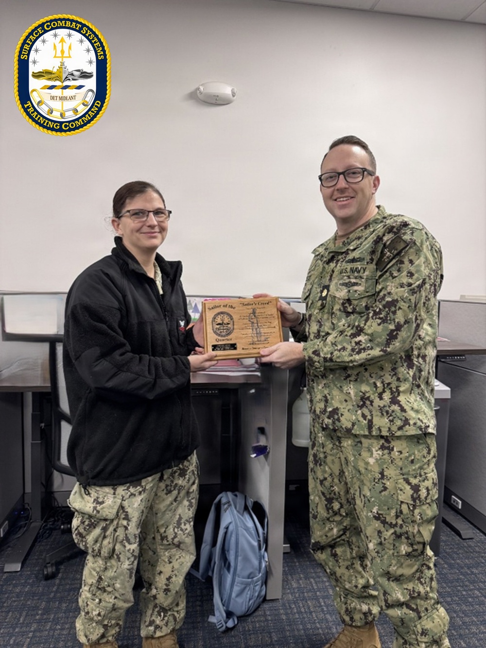 SCSTC Det Middle Atlantic Sailor of the Quarter