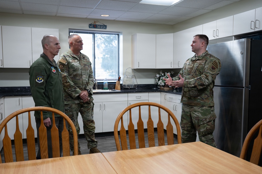 15th Air Force leadership visits Mountain Home AFB