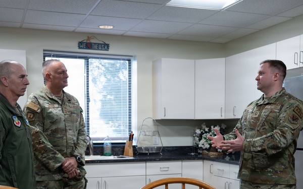 15th Air Force leadership visits Mountain Home AFB