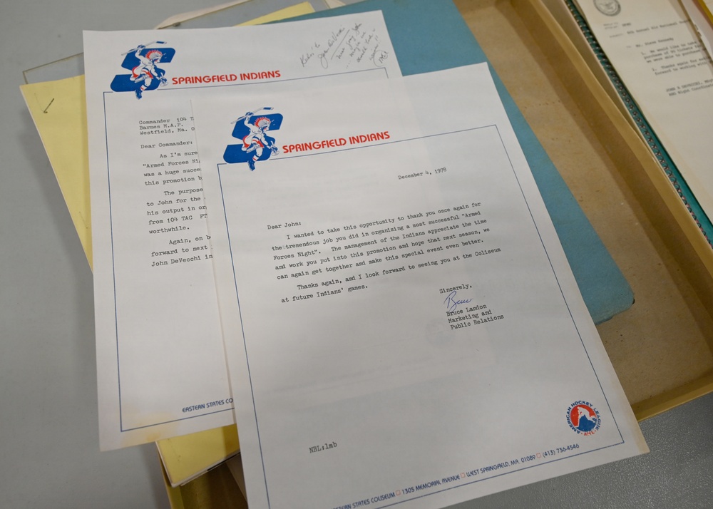 Founding 104th Hockey Player Makes Return Visit to Team