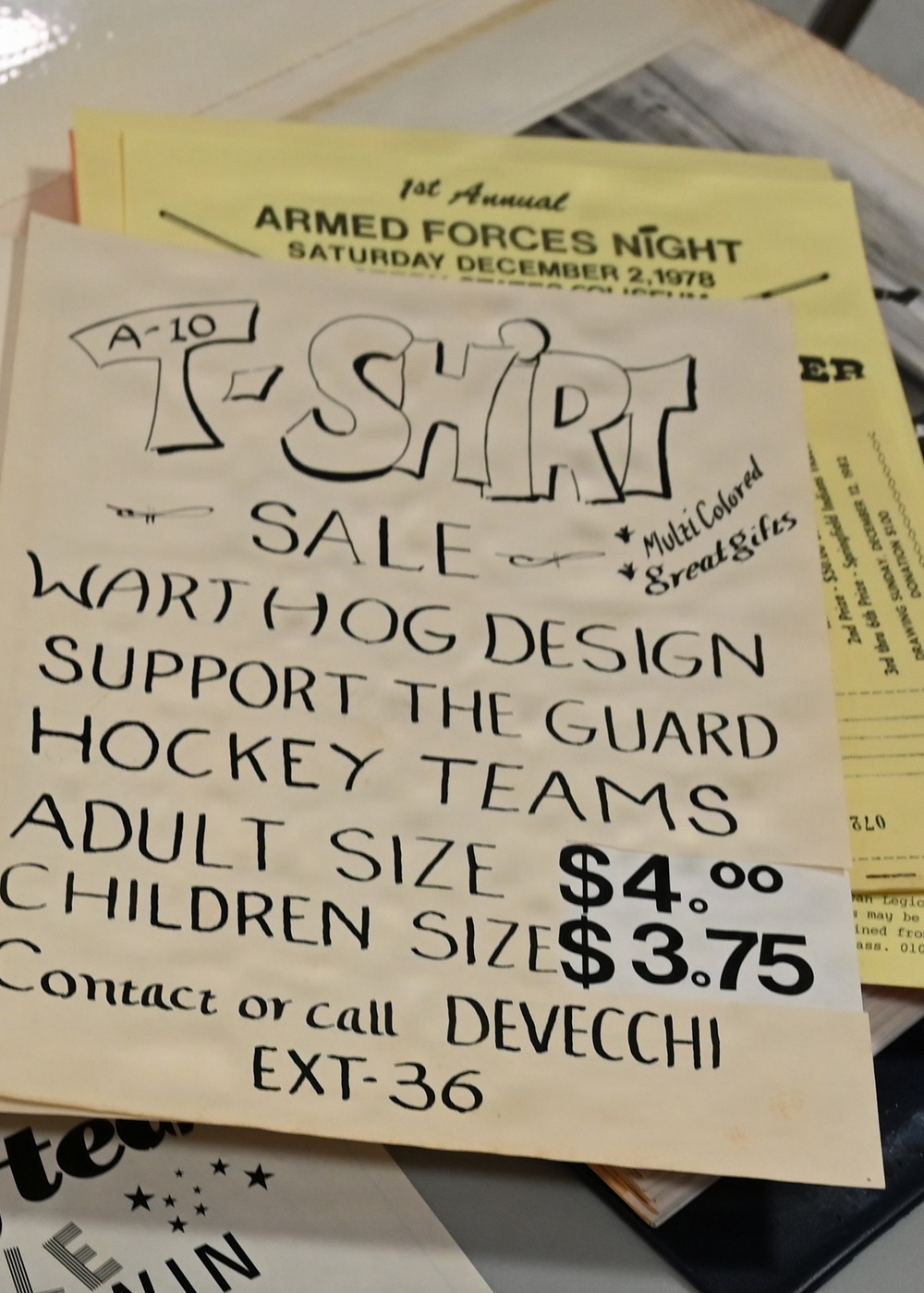 Founding 104th Hockey Player Makes Return Visit to Team