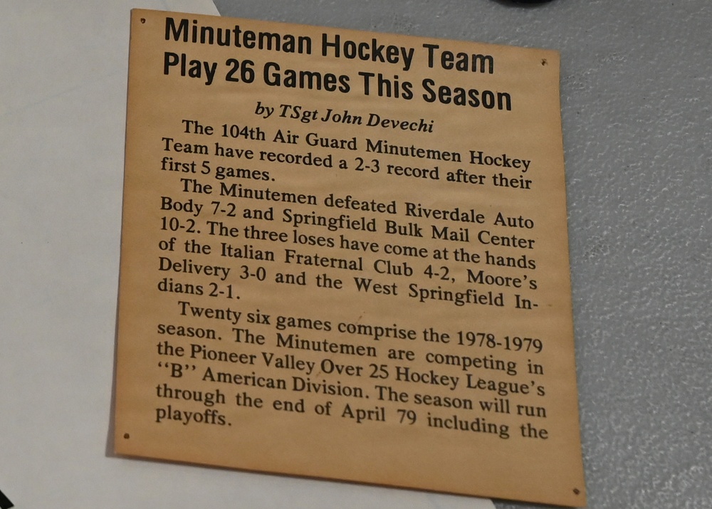 Founding 104th Hockey Player Makes Return Visit to Team