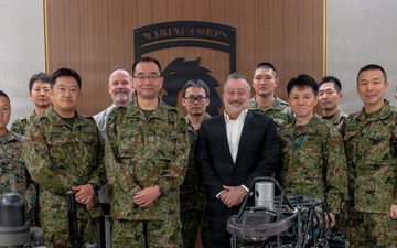 Japanese Ground Self-Defense Force Visits the Marine Corps Warfighting Laboratory