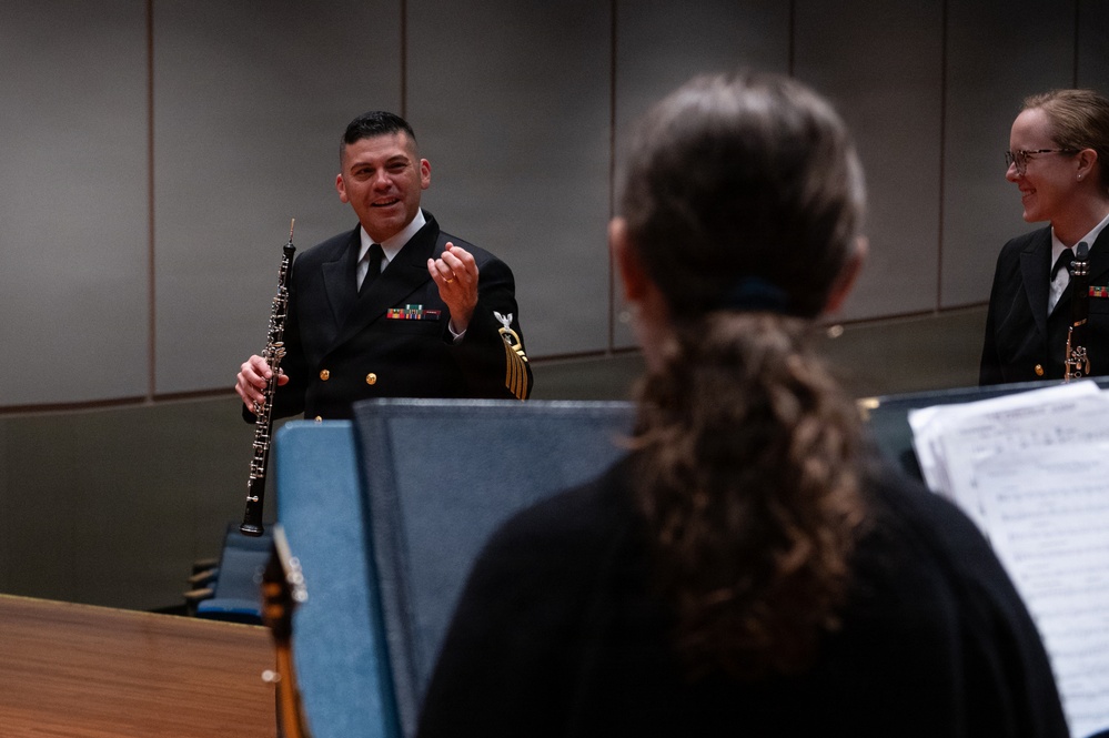 Navy Band supports music students on national tour