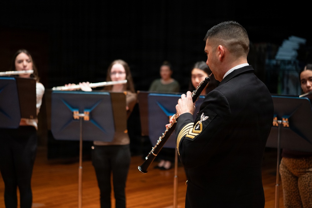 Navy Band supports music students on national tour
