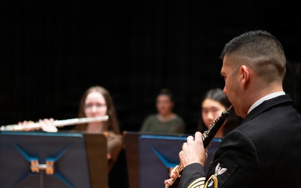 Navy Band supports music students on national tour