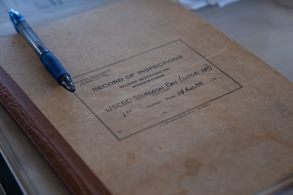 Coast Guard Vice Admiral Moore visits CGC Sturgeon Bay