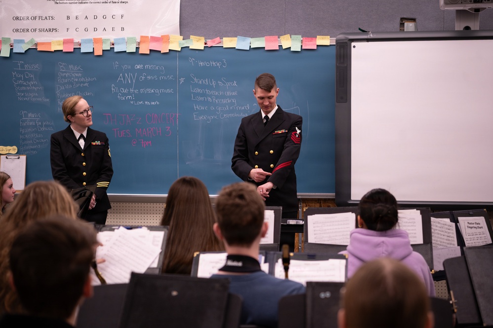 Navy Band supports music students on national tour