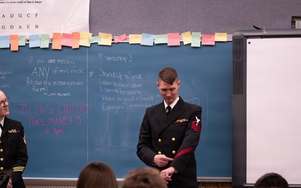 Navy Band supports music students on national tour