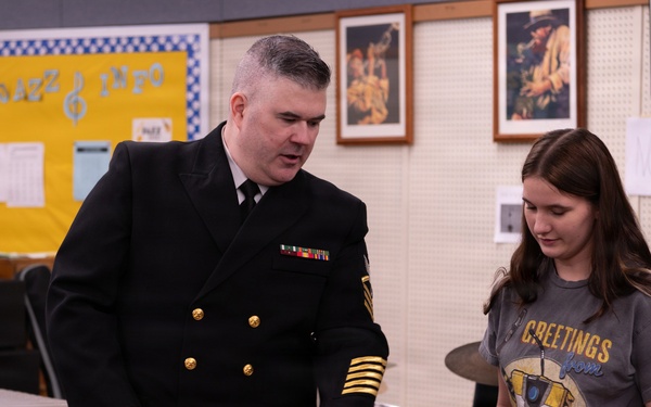Navy Band supports music students on national tour