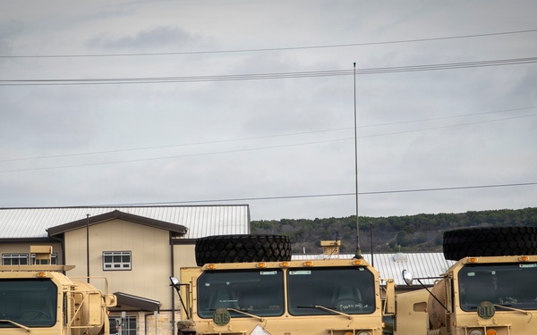 96th Transportation Company conducts convoy assets in preparation for NTC rotation