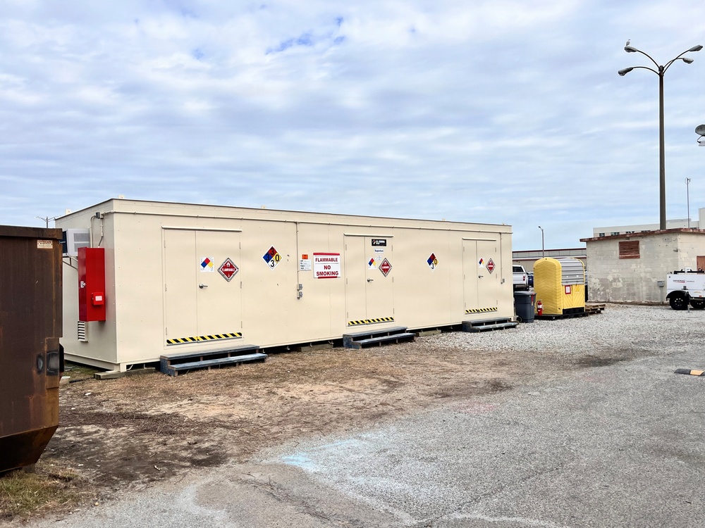 Shipyard teamwork brings Hazardous Material Trailer to Improvement Work Performed at Naval Station Norfolk