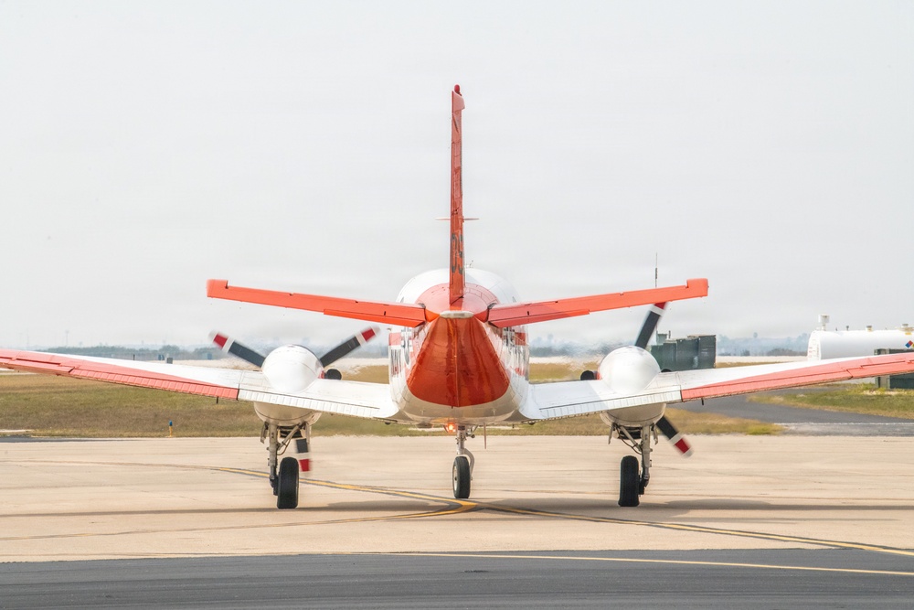 T-44C Pegasus Taxis on the Flightline