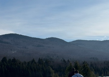 A Snowy Blueberry Lake