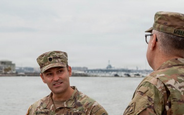 South Atlantic Division Commander Visits Charleston High Battery