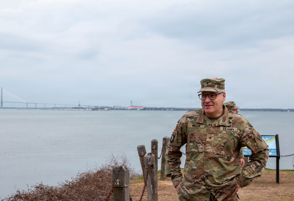 Division Commander Tours Charleston Tidal and Inland Study Sites