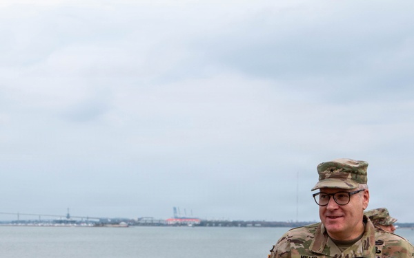 Division Commander Tours Charleston Tidal and Inland Study Sites