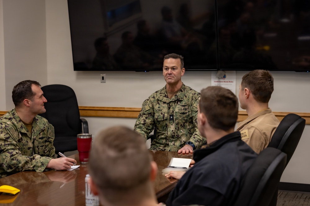 Rear Adm. Michael York Visits Portsmouth Naval Shipyard