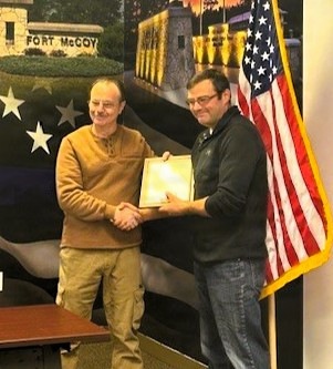 40-year Fort McCoy DES employees recognized with length-of-service awards