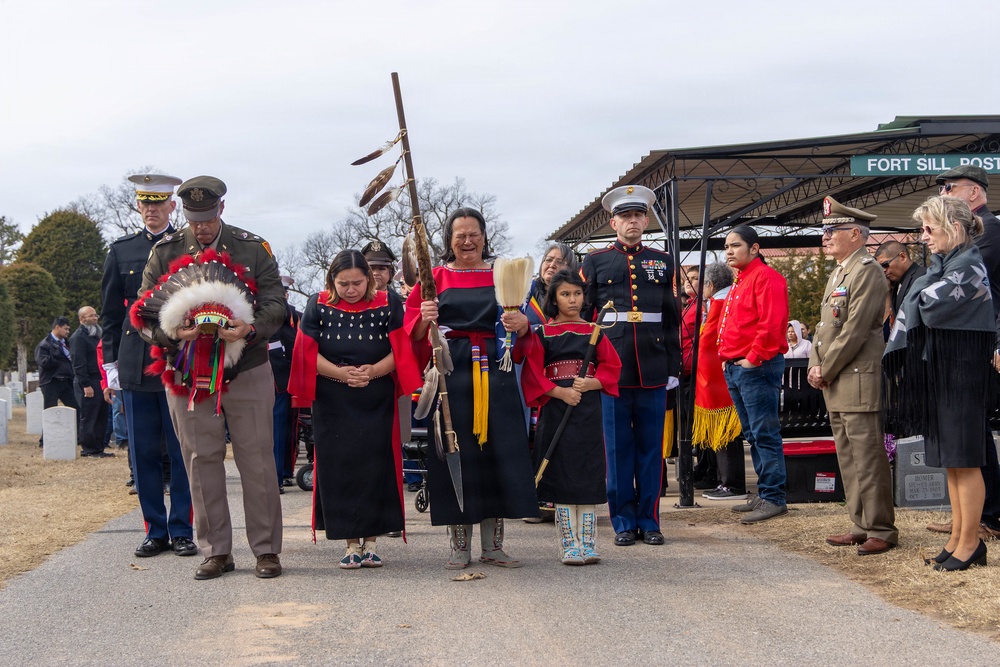 Red Earth and Scarlet Gold: Fort Sill, Tribal Nations Honor Parker Emhoolah at Chief’s Knoll