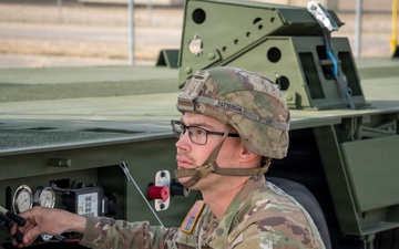 96th Transportation Company conducts convoy assets in preparation for NTC rotation