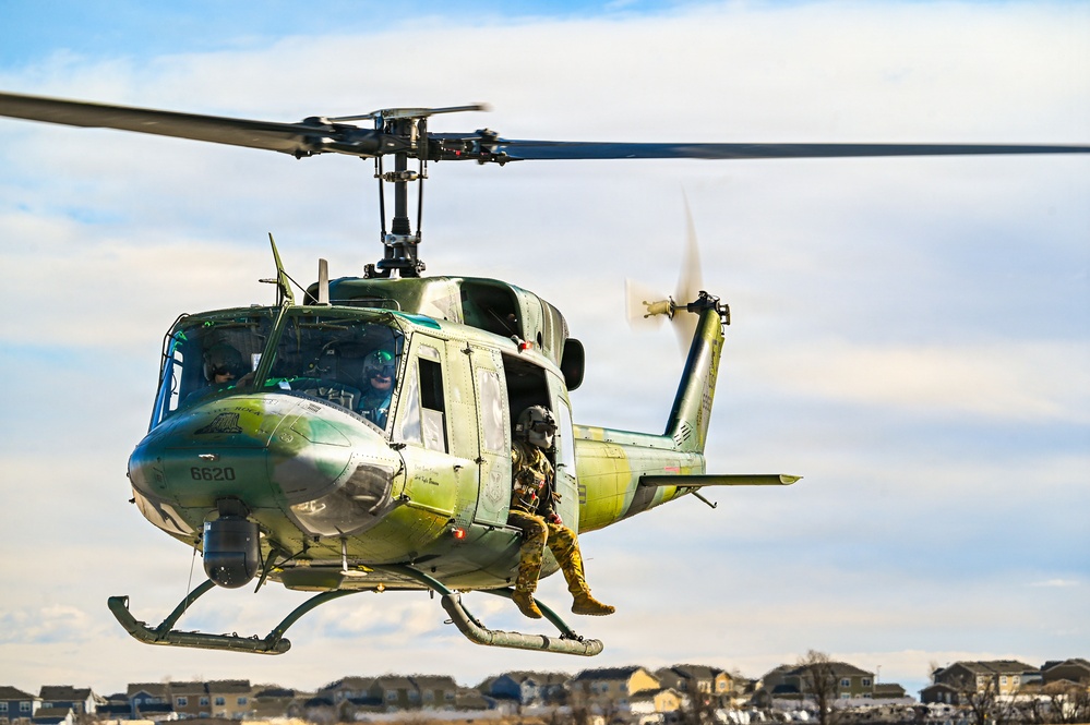 UH-1N Huey Training Exercise
