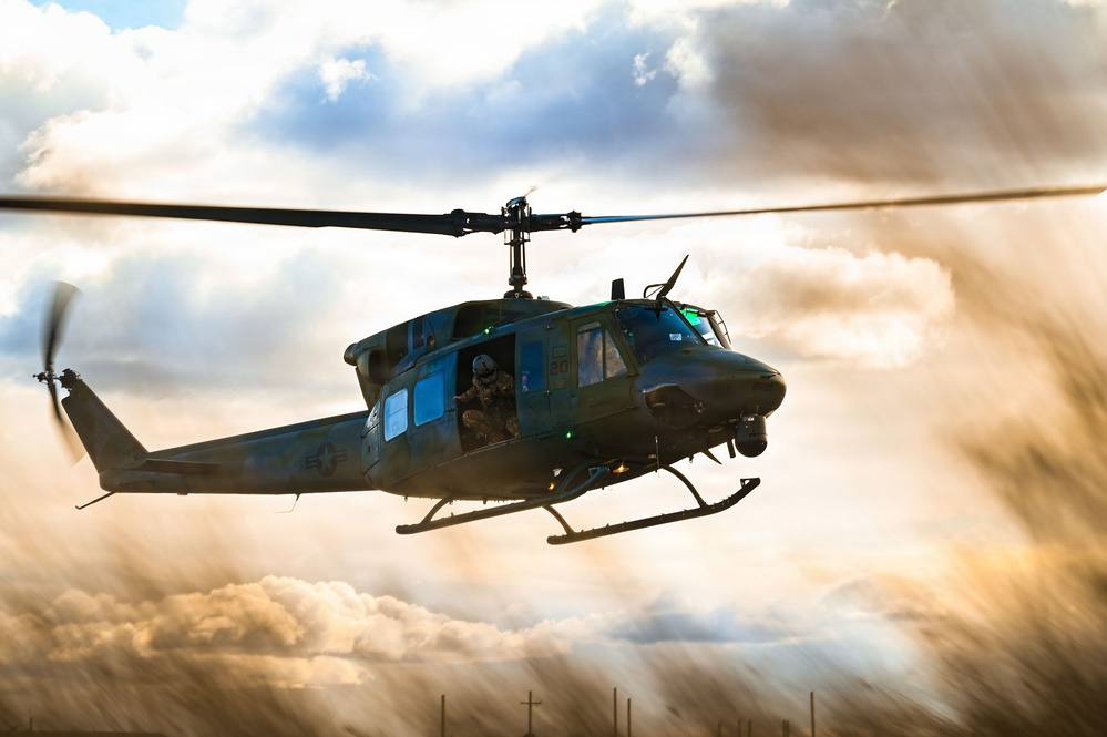 UH-1N Huey Training Exercise