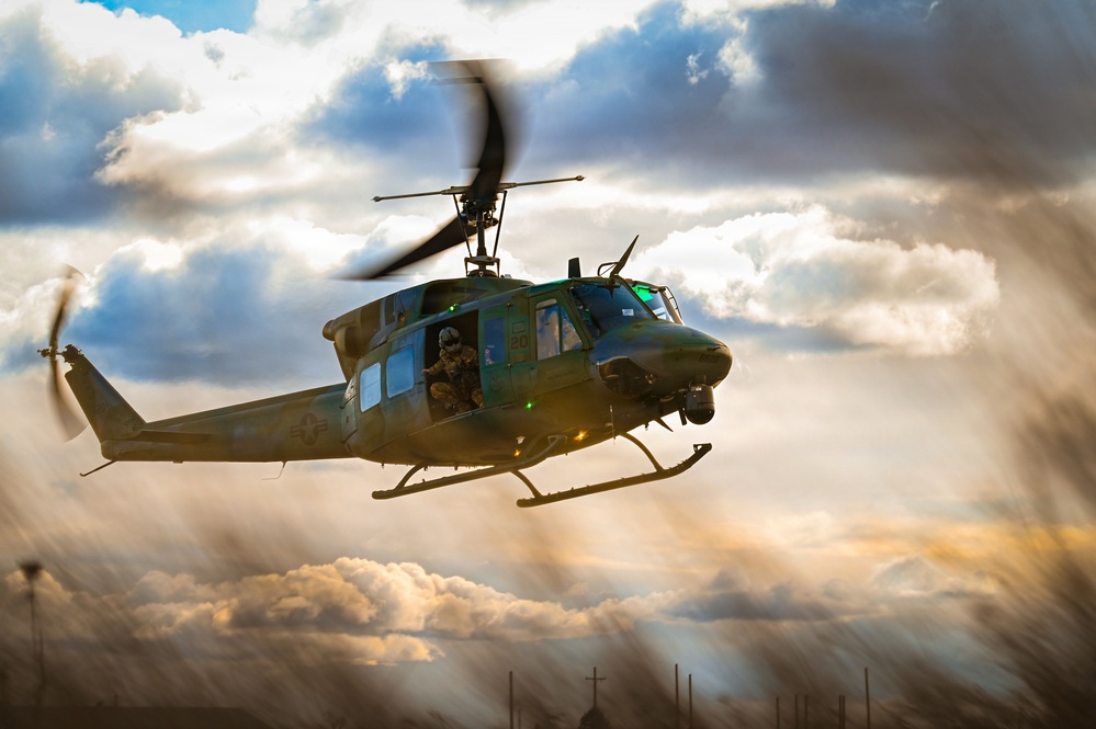 UH-1N Huey Training Exercise