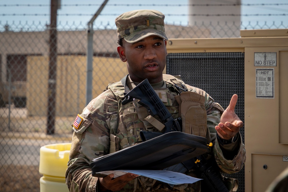 96th Transportation Company conducts convoy assets in preparation for NTC rotation