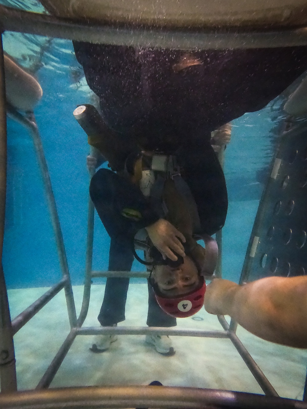 Combat Logistics Battalion 22 Increases Survivability with Underwater Egress Training