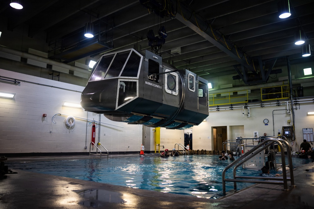 Combat Logistics Battalion 22 Increases Survivability with Underwater Egress Training