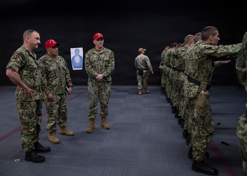 Master Chief Petty Officer of the Navy (MCPON) John Perryman tours RTC