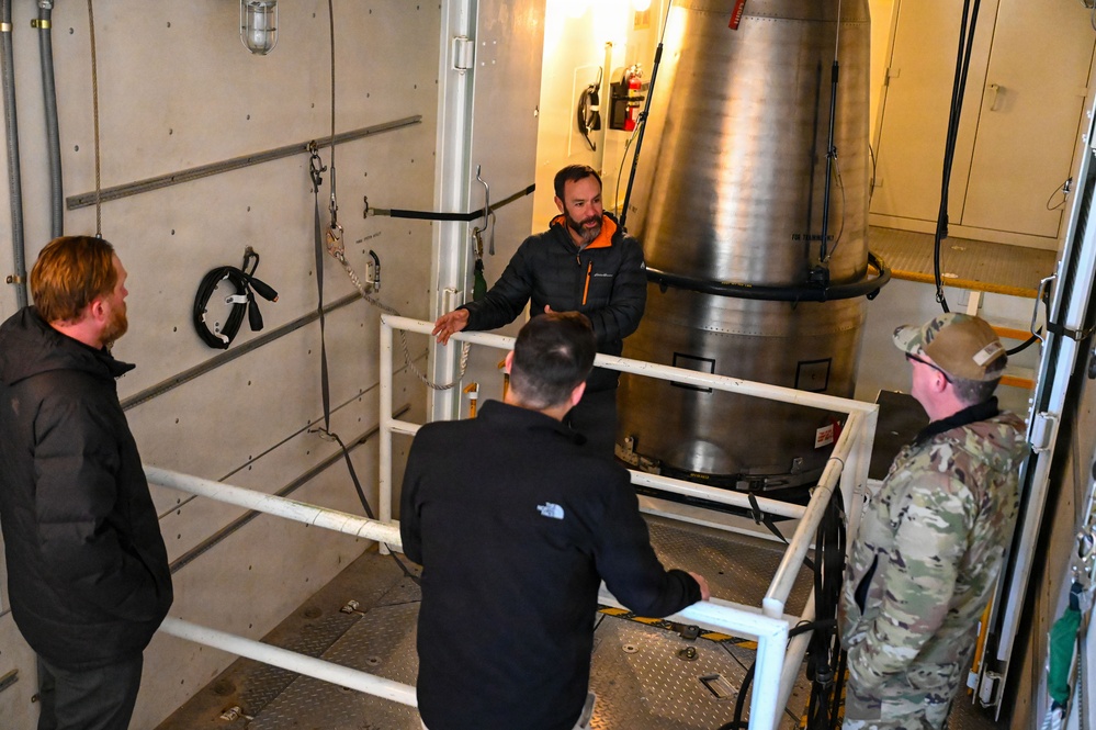 Director of Intercontinental Ballistic Missile Infrastructure visits F.E. Warren
