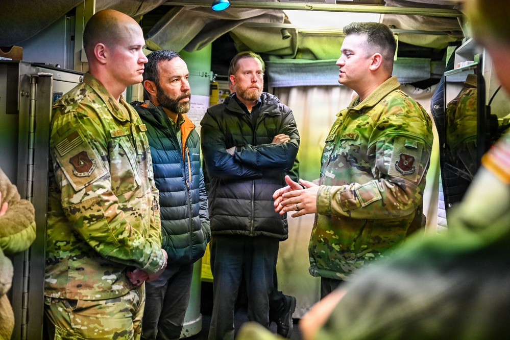 Director of Intercontinental Ballistic Missile Infrastructure visits F.E. Warren