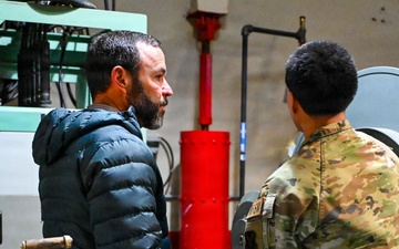 Director of Intercontinental Ballistic Missile Infrastructure visits F.E. Warren