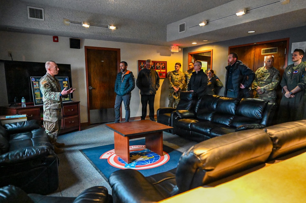 Director of Intercontinental Ballistic Missile Infrastructure visits F.E. Warren