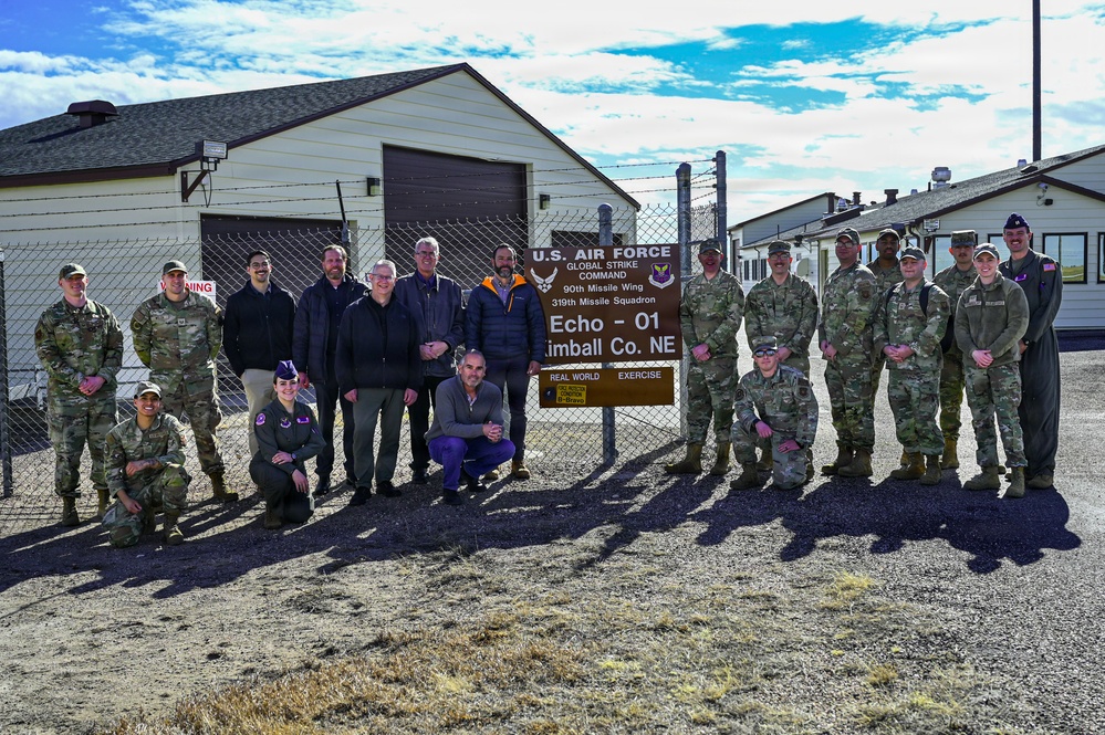 Director of Intercontinental Ballistic Missile Infrastructure visits F.E. Warren