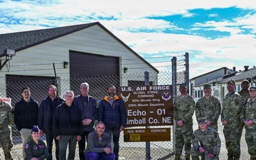 Director of Intercontinental Ballistic Missile Infrastructure visits F.E. Warren