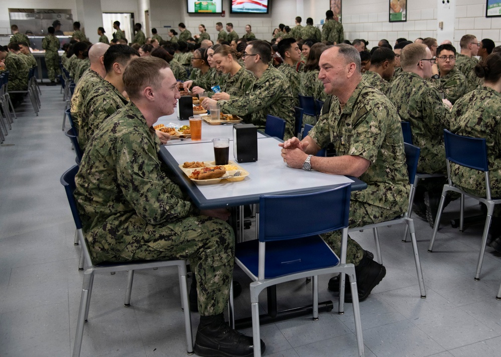 Master Chief Petty Officer of the Navy (MCPON) John Perryman tours RTC