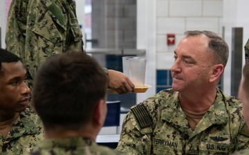 Master Chief Petty Officer of the Navy (MCPON) John Perryman tours RTC