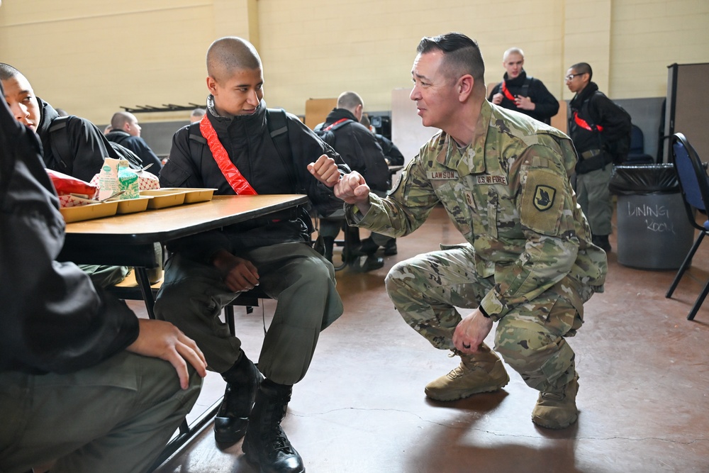WA National Guard visit WA Youth Academy