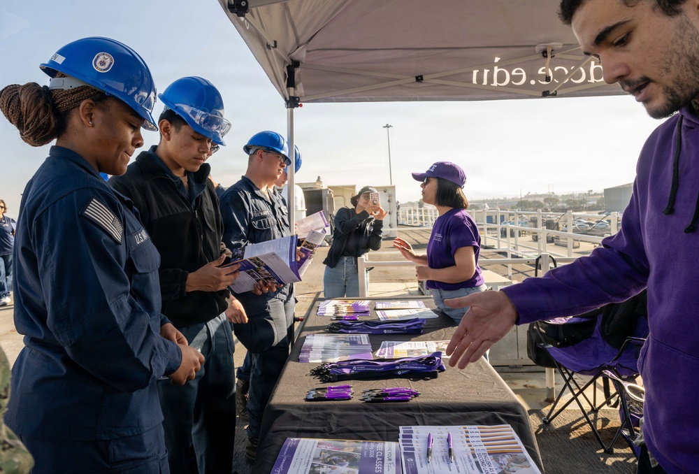 USS America (LHA 6) Hosts Education Fair