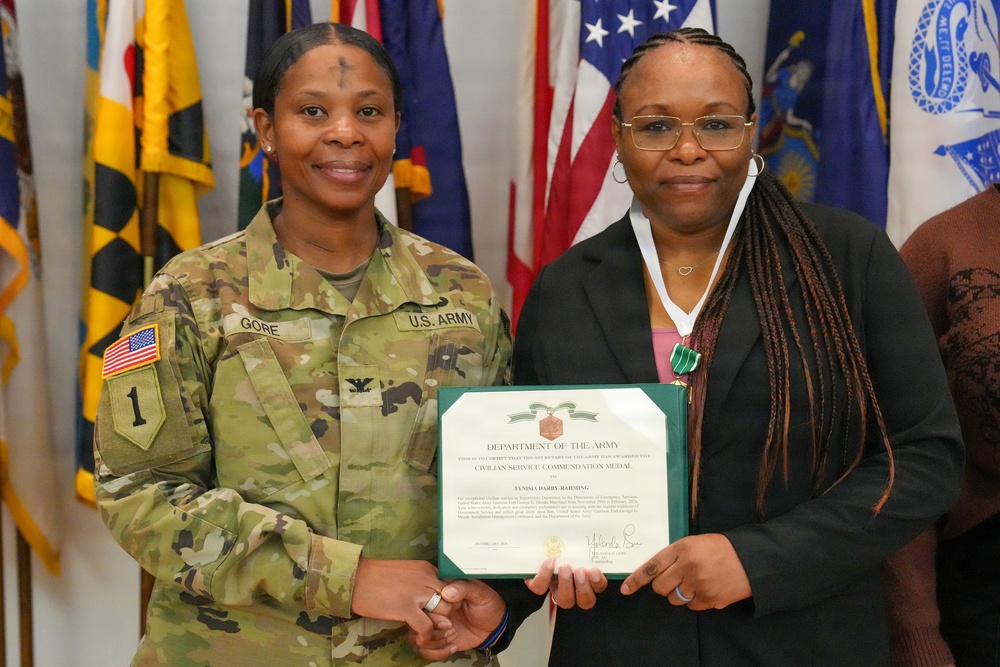 Civilian Retirement Ceremony Feb. 18