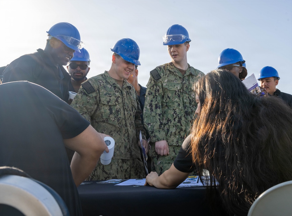 USS America (LHA 6) Hosts Education Fair