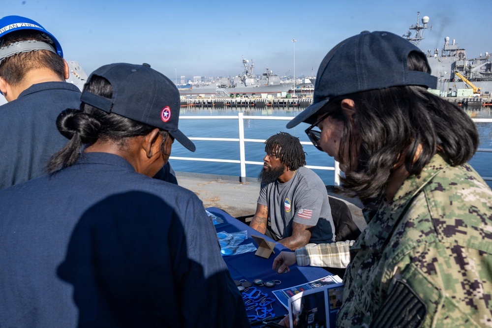 USS America (LHA 6) Hosts Education Fair