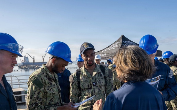 USS America (LHA 6) Hosts Education Fair