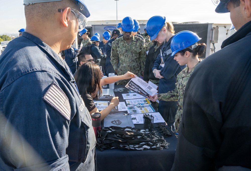 USS America (LHA 6) Hosts Education Fair