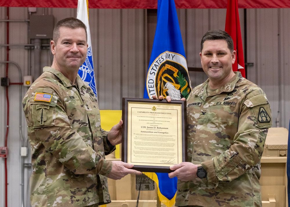 Army Activates New Command for Ammunition and Energetics Production