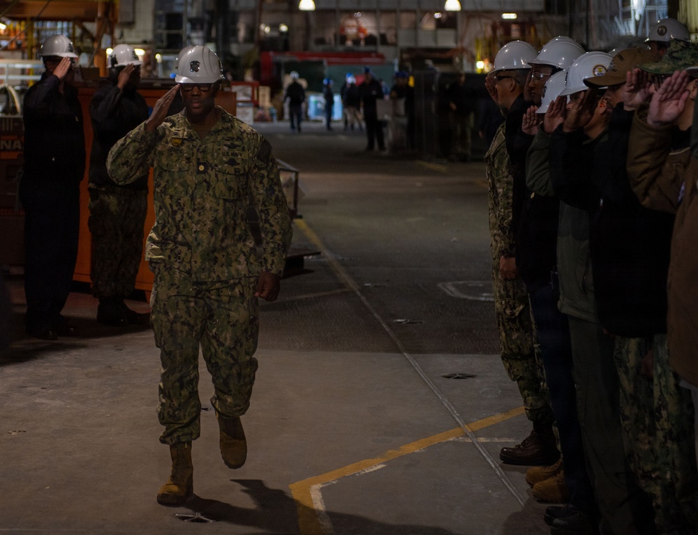 USS John C. Stennis CVN 74 Ring Off