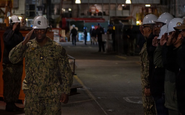 USS John C. Stennis CVN 74 Ring Off